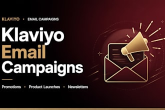 write klaviyo email campaigns and newsletters