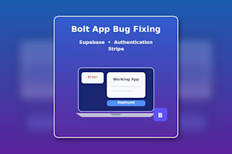 fix bolt new bugs, supabase auth and stripe