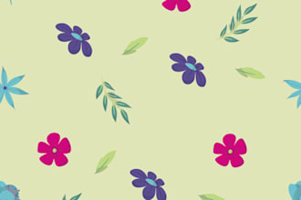 design a seamless pattern for walpaper, textile, and print