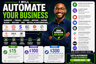 hubspot twilio stripe notion zapier slack hotjar wix retell ai automation