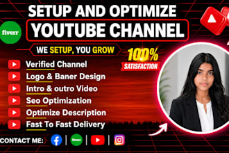 create and optimize a professional youtube channel