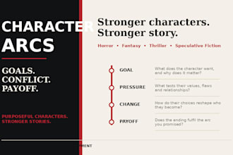 develop your fictional characters and story arcs