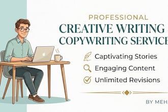 professional creative writer and copywriter