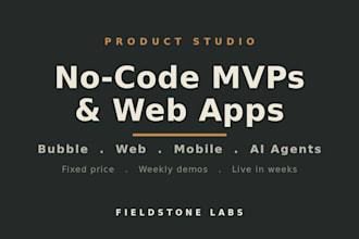 build your no code mvp and web app with bubble