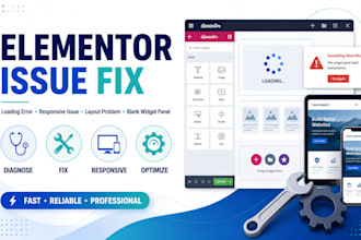 fix elementor loading, responsive, and layout issues