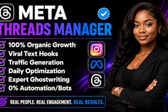 ghostwrite meta threads content capture organic traffic grow active followers