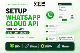 setup whatsapp cloud api with your crm and automate leads