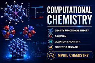 perform dft calculations and computational chemistry research using gaussian