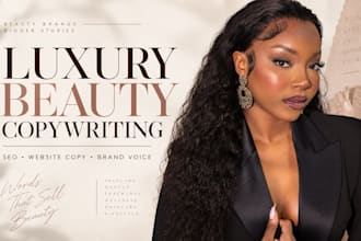 perform copywriting, SEO website content writing and branding
