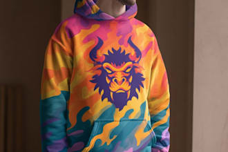 do sublimation hoodie, sweatshirt, and all over print design