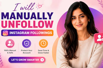 manually unfollow instagram followings