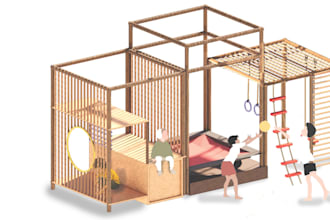 create 3d isometric concept and product visualizations