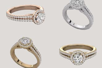 engagement ring, pendant,  3d cad, jewelry cad model for printing and 360 render