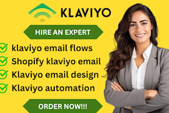 build advanced klaviyo email marketing and CRM automation for ecommerce store
