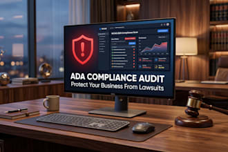 run ada wcag website accessibility compliance audit report
