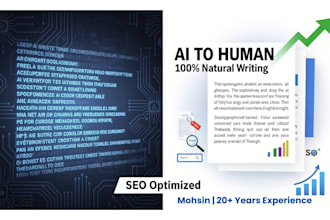 humanize ai content into natural human written SEO content