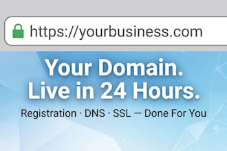 do domain registration and dns setup