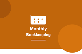 provide monthly bookkeeping services using quickbooks online