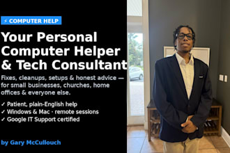 fix your computer and be your personal tech support helper