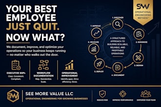 create executive sops, workflows and operations manuals for your business