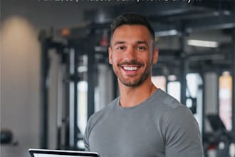 create custom workout plan and diet plan for gym