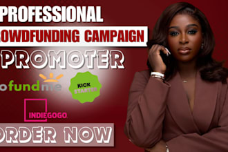 crowdfunding campaign promotion  marketing expert