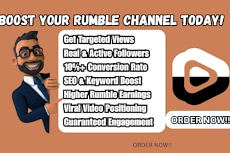 organic promotion, rumble video promotion, rumble growth manager