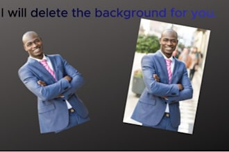 do the background retouching
