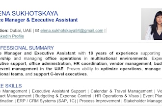be your executive and virtual assistant for business support