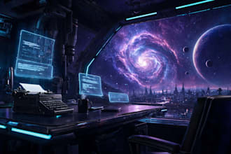 scrivo storie di fantascienza su misura  universi e trame futuristiche