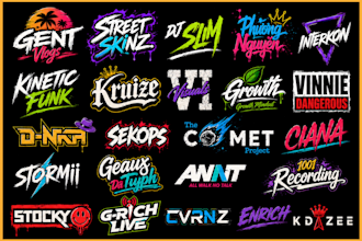 design an exclusive urban logo for your streetwear brand