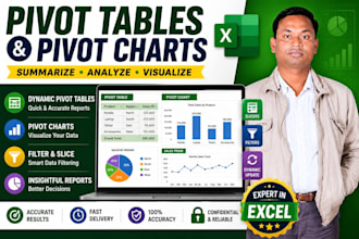 create pivot tables and pivot charts on excel