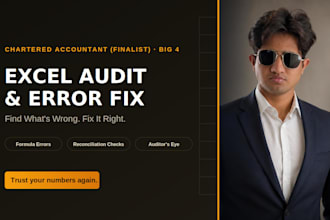 audit your excel spreadsheet and fix formula errors