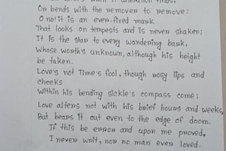 write anything with my beautiful handwriting