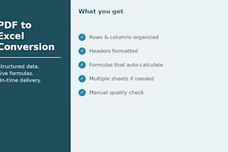 convert pdf to excel with accurate formatting