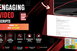write an engaging youtube script