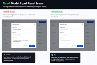fix frontend bugs in HTML CSS javascript or vuejs