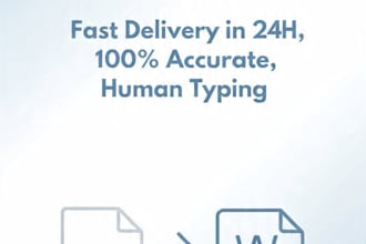 pdf to word typing and data entry with accuracy