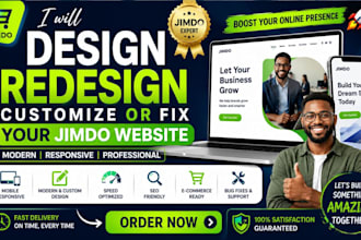 design redesign customize or fix your jimdo website professionally