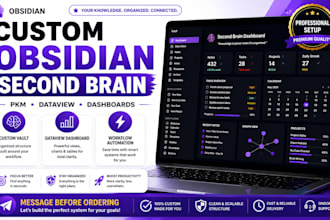build obsidian second brain with pkm vault and dataview dashboard