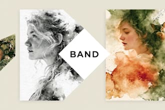 create a custom watercolor illustration