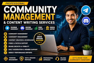 promote your telegram and discord community professionally