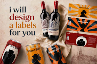 design a product label