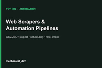 build a python web scraper and automation built to not get blocked