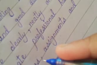 write beautiful handwritten letters, notes, and messages