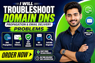 troubleshoot domain dns propagation and email delivery problems