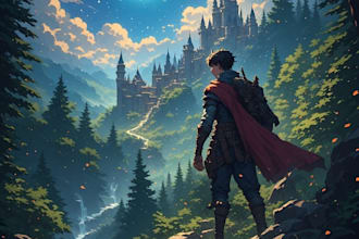 make fantasy and historical and adventure illustrations