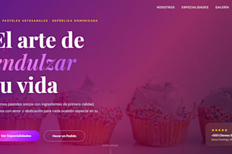 diseñaré tu página web profesional moderna youdev