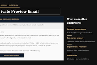 write real estate post deal email templates to turn past clients into referrals