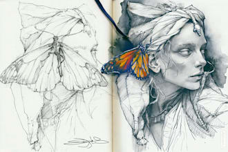 draw realistic pencil sketches,watercolors